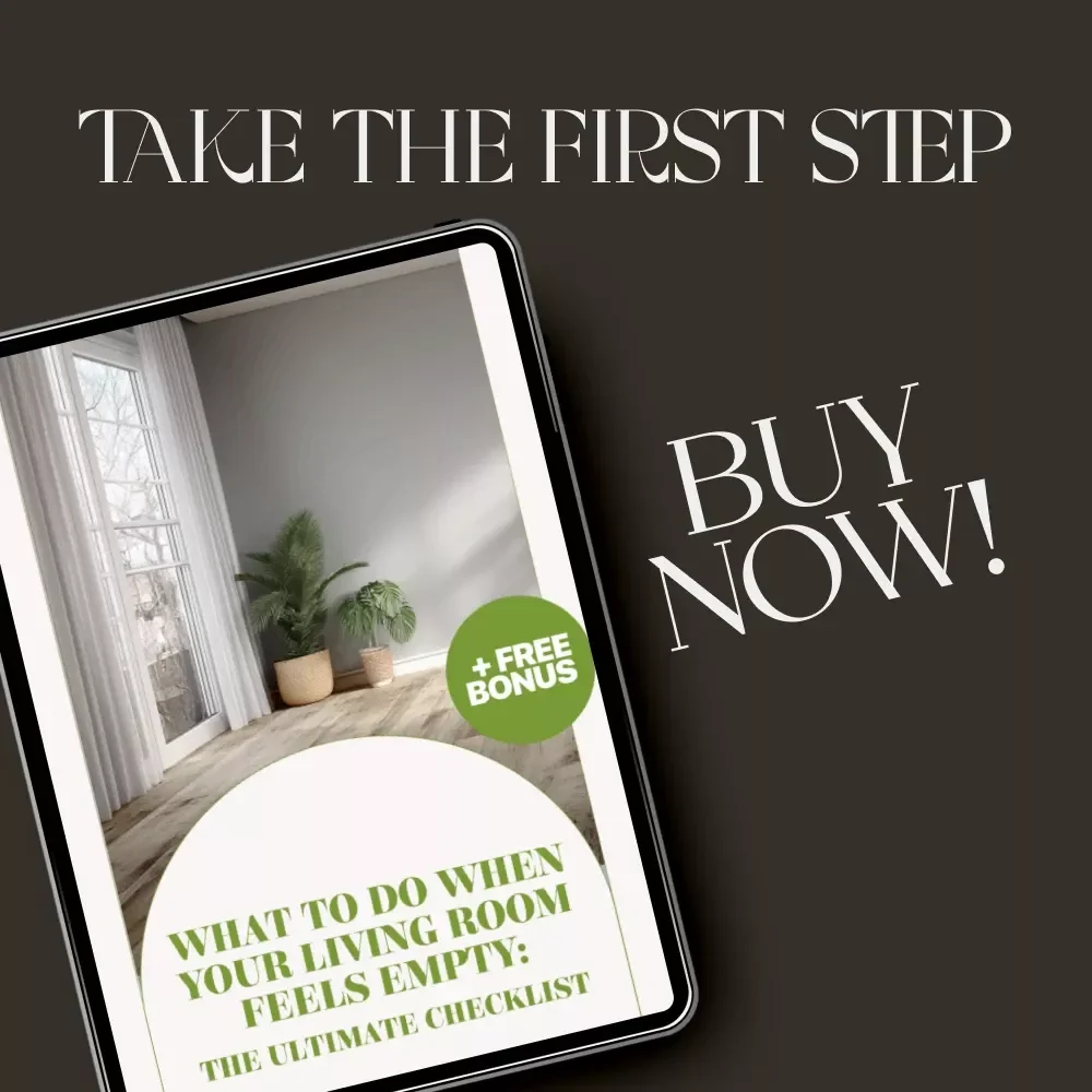 What to Do When Your Living Room Feels Empty – Cozy Home Refresh Checklist | Digital Download for Interior Styling Inspiration