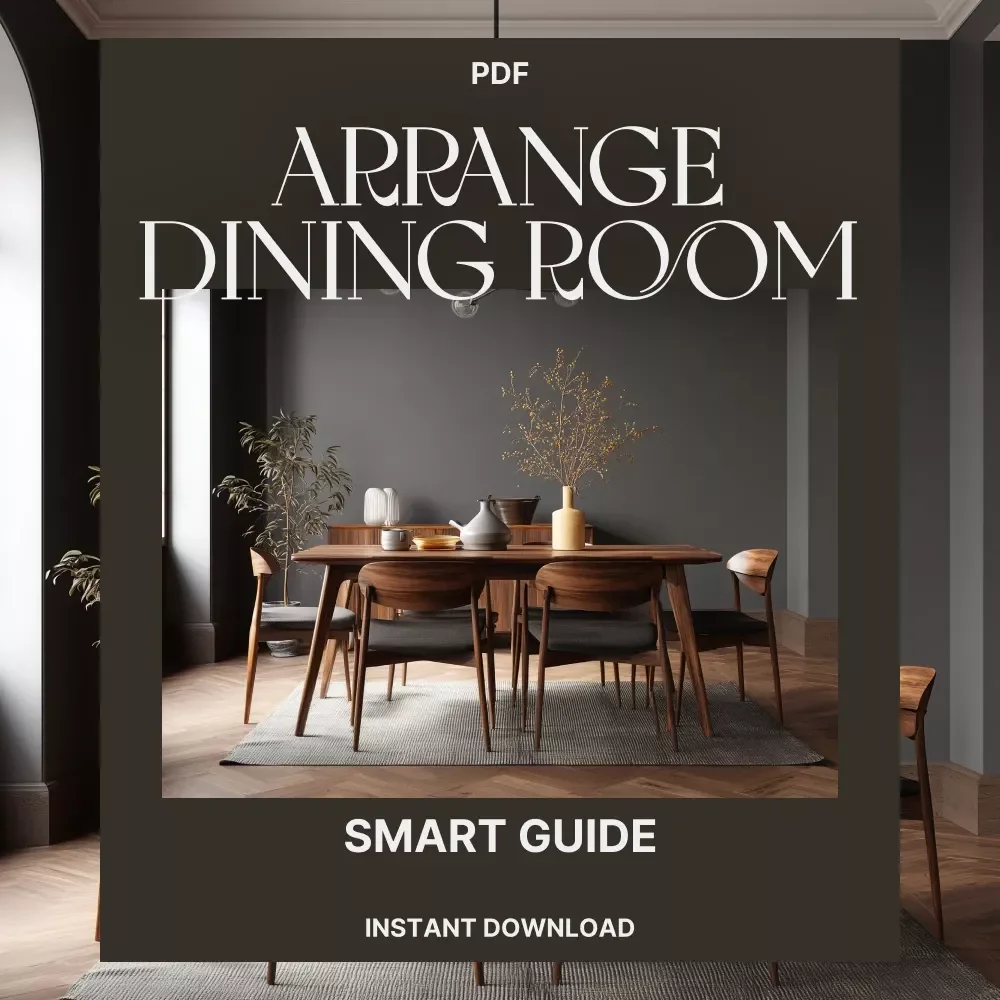 The Smart Guide to Arranging Your Dining Room | Digital Home Styling eBook for How to Arrange Dining Room Furniture | Modern Layout & Design Tips