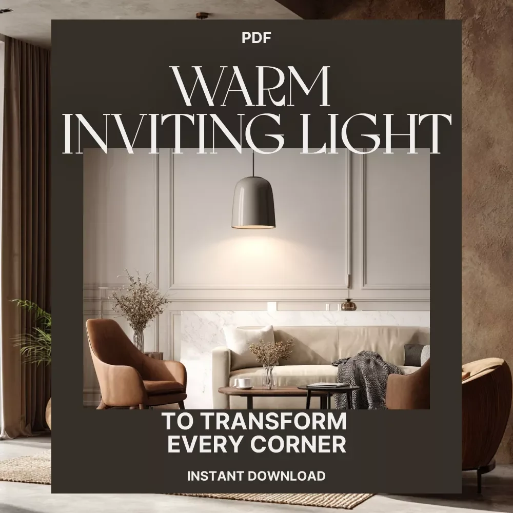 Transform Every Corner with Warm Inviting Light | Cozy Lighting Guide | Home Decor eBook | AI Lighting Design Inspiration | Digital Download for Interior Design and Ambience