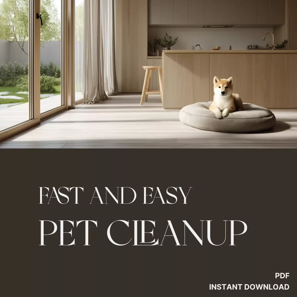 Fast and Easy Pet Cleanup | How to Clean Up After Pets Quickly | Pet Cleaning eBook & Guide for Busy Pet Owners