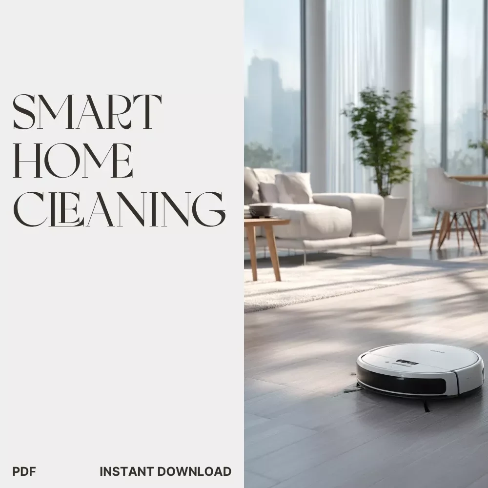 The Smart Home Cleaning Guide | Ultimate Digital Download for Effortless Living | Tips for Smart Home Cleaning Devices & AI Cleaning Routines