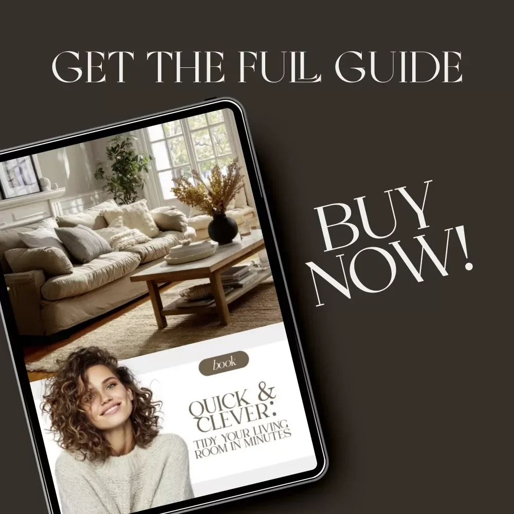 Quick & Clever: Tidy Your Living Room in Minutes – The Best Way to Tidy Living Room Fast | Instant Download eBook for Effortless Home Organization