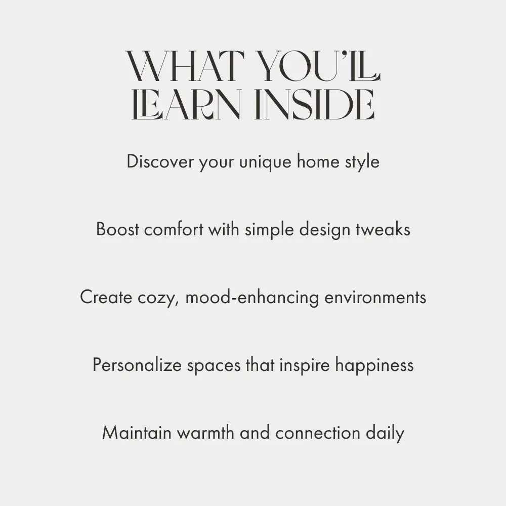 What to Do When Home Feels Empty | Cozy Living eBook | Emotional Wellness & Home Inspiration Guide for Creating a Warm, Inviting Space