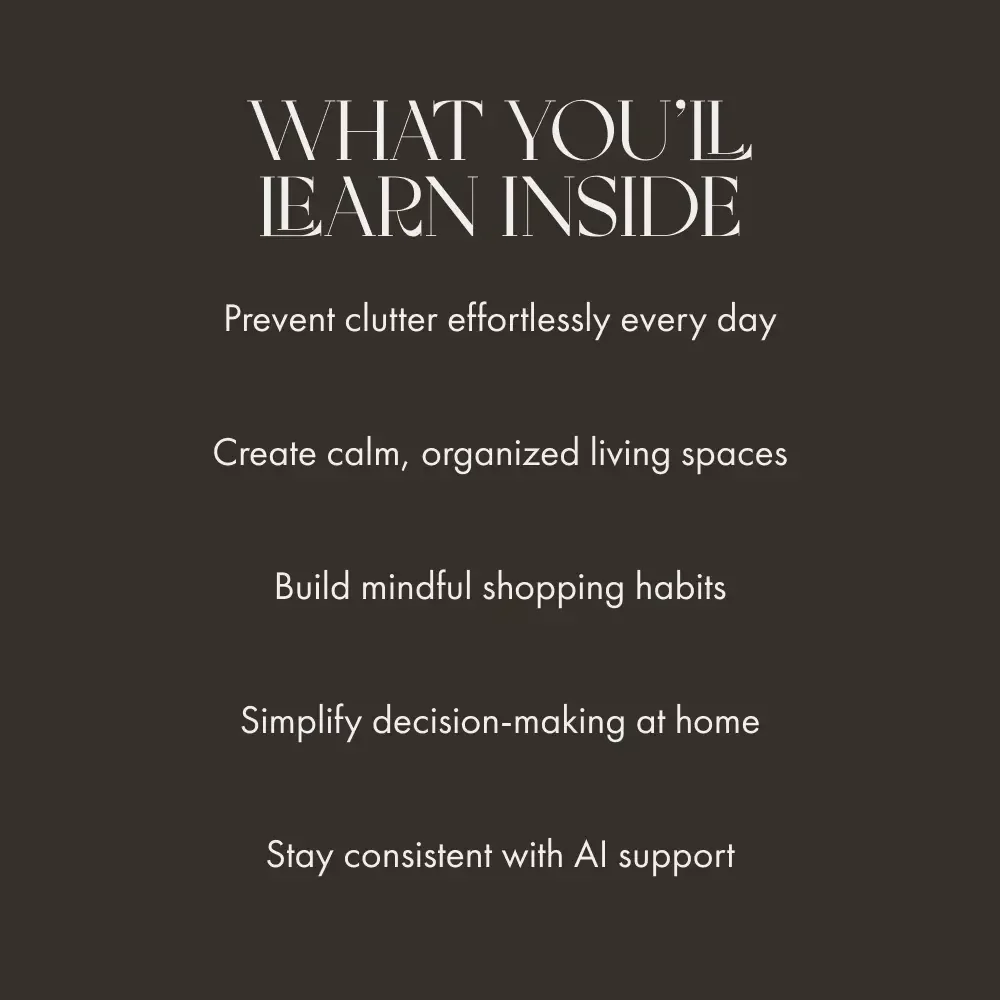 Keep Balance in Your Space | Ebook for Decluttering and Tips for Maintaining One In One Out Rule | Digital Minimalist Living Guide