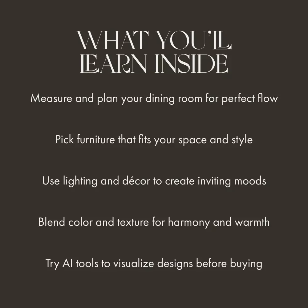 The Smart Guide to Arranging Your Dining Room | Digital Home Styling eBook for How to Arrange Dining Room Furniture | Modern Layout & Design Tips