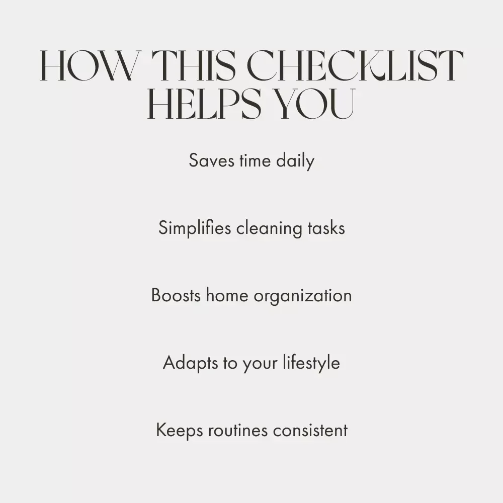 Smart & Fun AI Cleaning Schedule Checklist | Digital Download | How to Use AI to Make a Cleaning Schedule | Home Organization & Productivity Printable