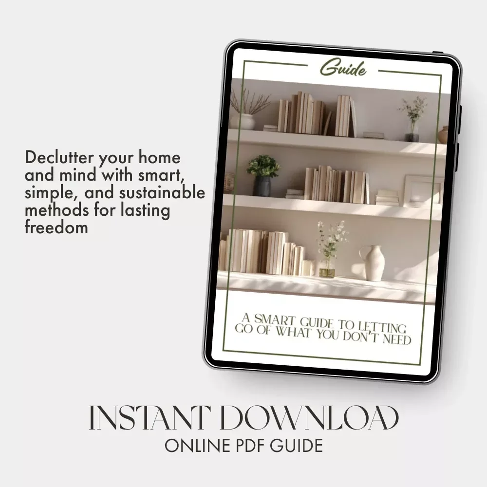 A Smart Guide to Letting Go of What You Don’t Need | Digital Decluttering Guide | Minimalist eBook on How to Get Rid of Things You Dont Need | Simplify Your Life Instantly