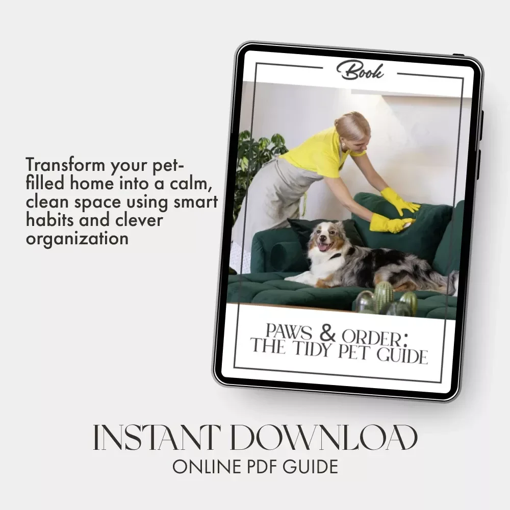 Paws & Order: The Tidy Pet Guide | How to Keep Home Tidy with Pets | Pet Organization & Cleaning eBook for Dog & Cat Owners