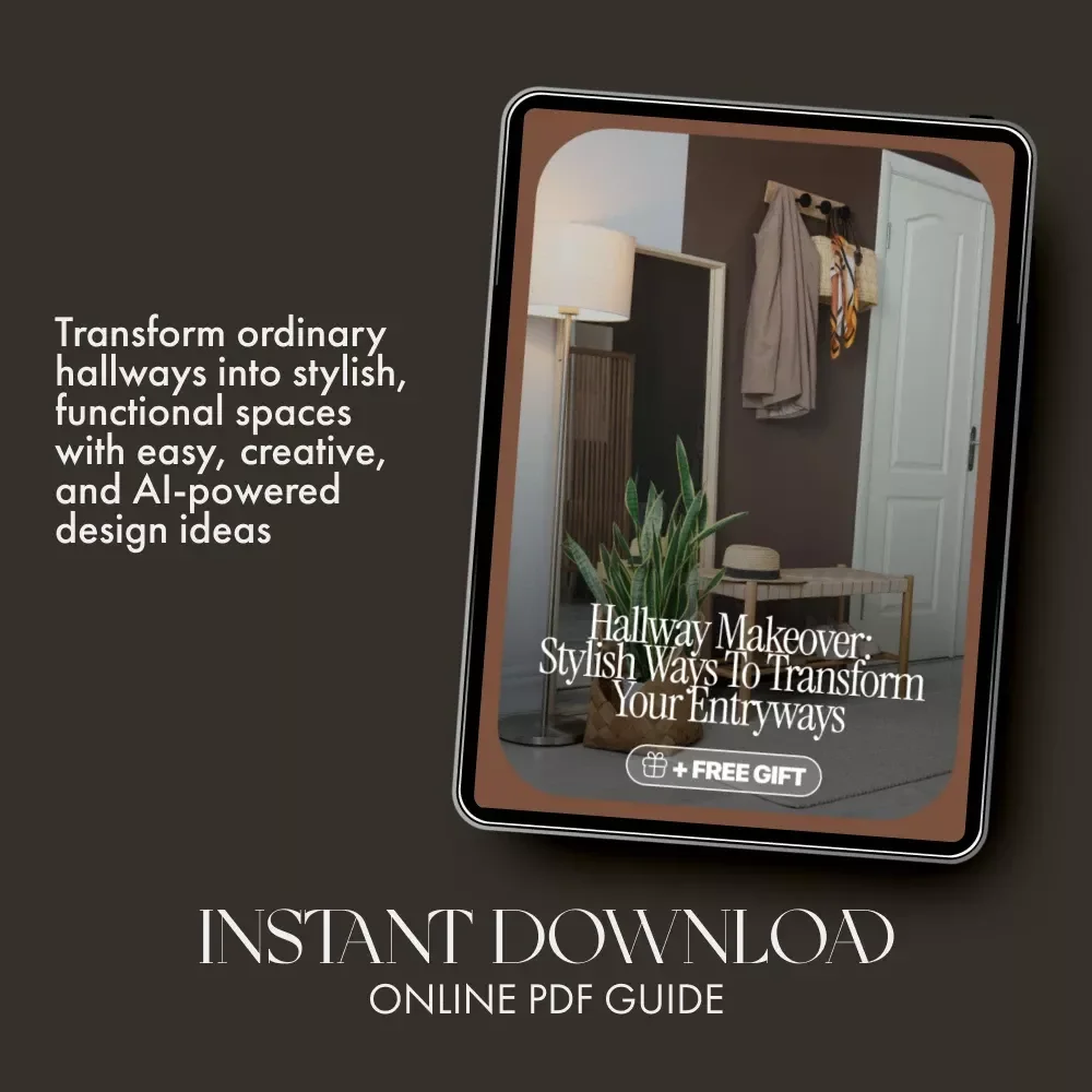 Hallway Makeover: Stylish Ways to Transform Your Entryways | Modern Home Decor eBook | How to Style Hallways Efficiently | Digital Interior Design Guide for Small Spaces