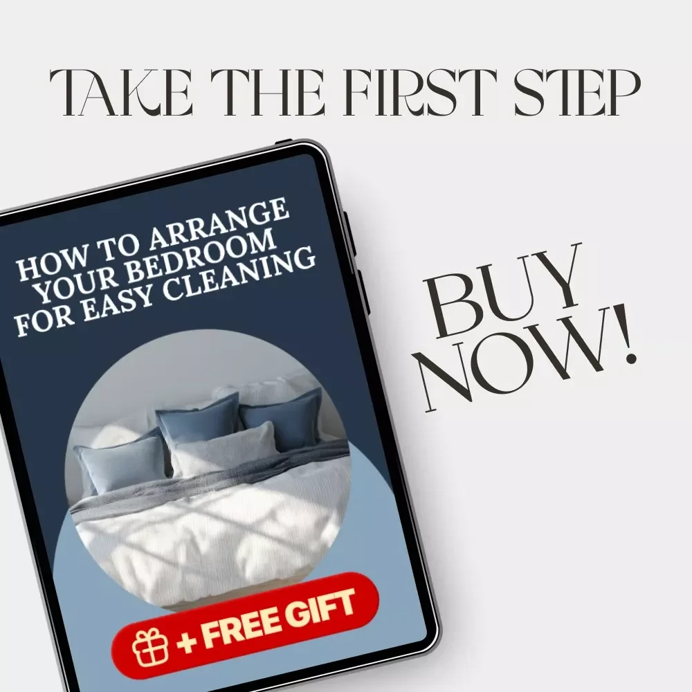 How to Arrange Your Bedroom for Easy Cleaning Checklist | Digital Download for a Clutter-Free, Low-Maintenance Bedroom | Minimalist Home Organization Guide