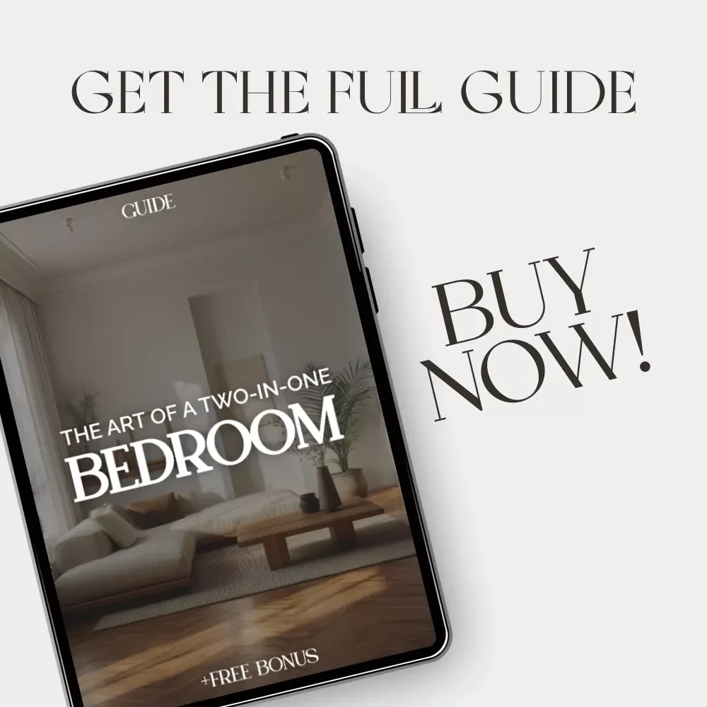 The Art of a Two-in-One Bedroom | Ultimate Guide for Creating Stylish Dual-Purpose Spaces | Tips for Organizing Dual Purpose Bedrooms