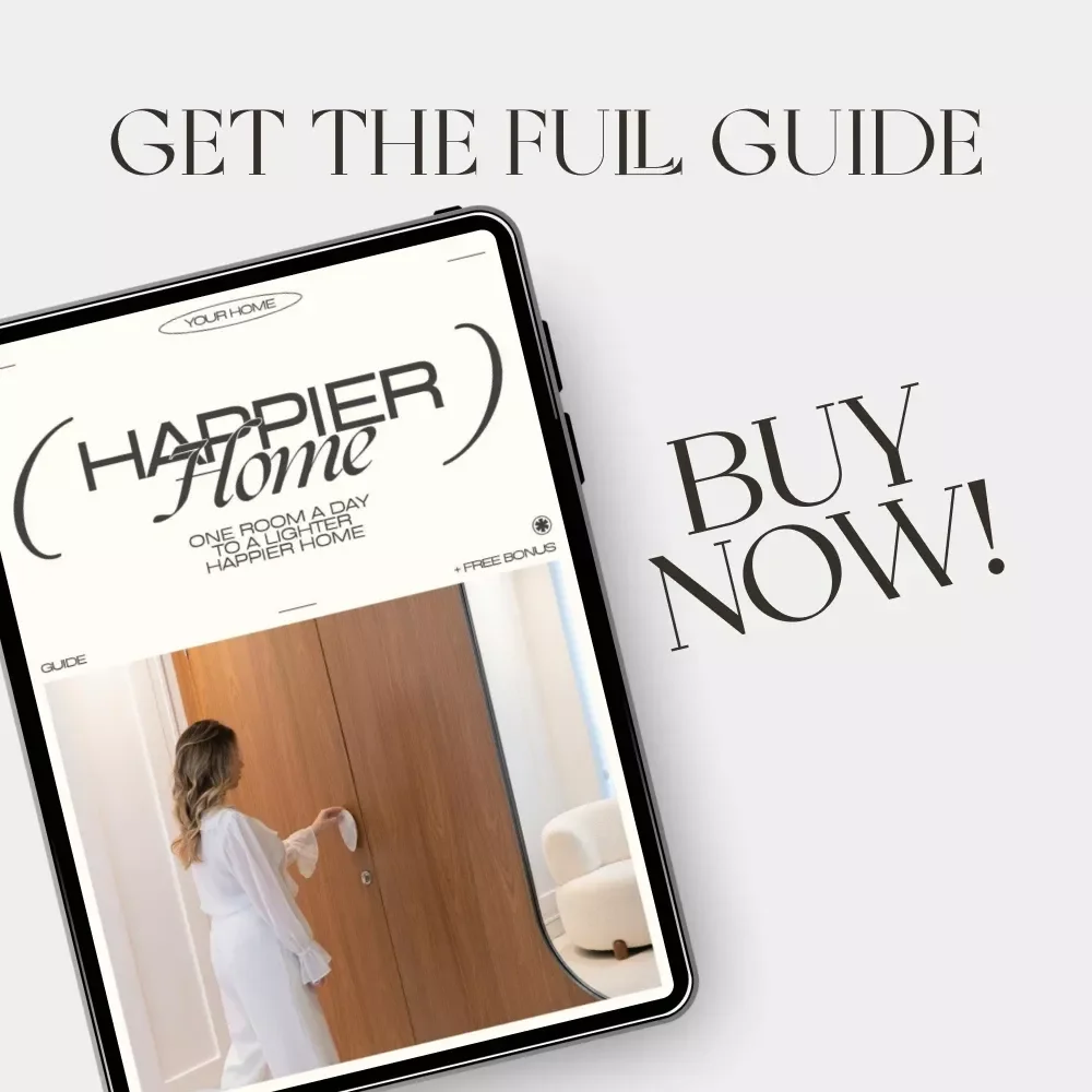 One Room a Day to a Lighter Happier Home | Declutter Guide | Printable eBook | How to Declutter One Room at a Time | Minimalist Living PDF | Digital Download
