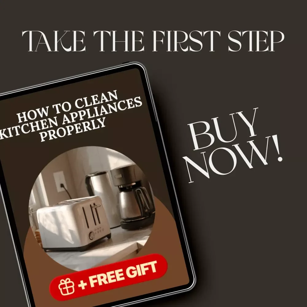 How to Clean Kitchen Appliances Properly – Printable Home Cleaning Checklist | Digital Download | Step-by-Step Kitchen Appliance Care Guide