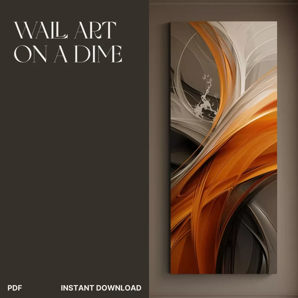Wall Art on a Dime | Budget Home Decor Checklist | How to Decorate Using Affordable Wall Art | DIY Wall Art & Home Styling Guide (Digital Download)