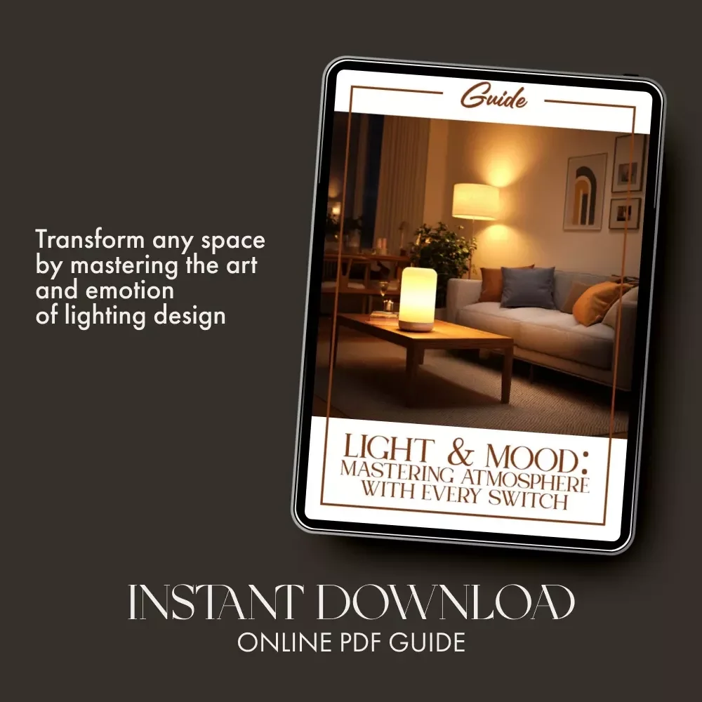Light & Mood: Mastering Atmosphere with Every Switch | How to Use Lighting for Mood | Digital Guide for Home Design, Interior Ambiance & AI Lighting Techniques