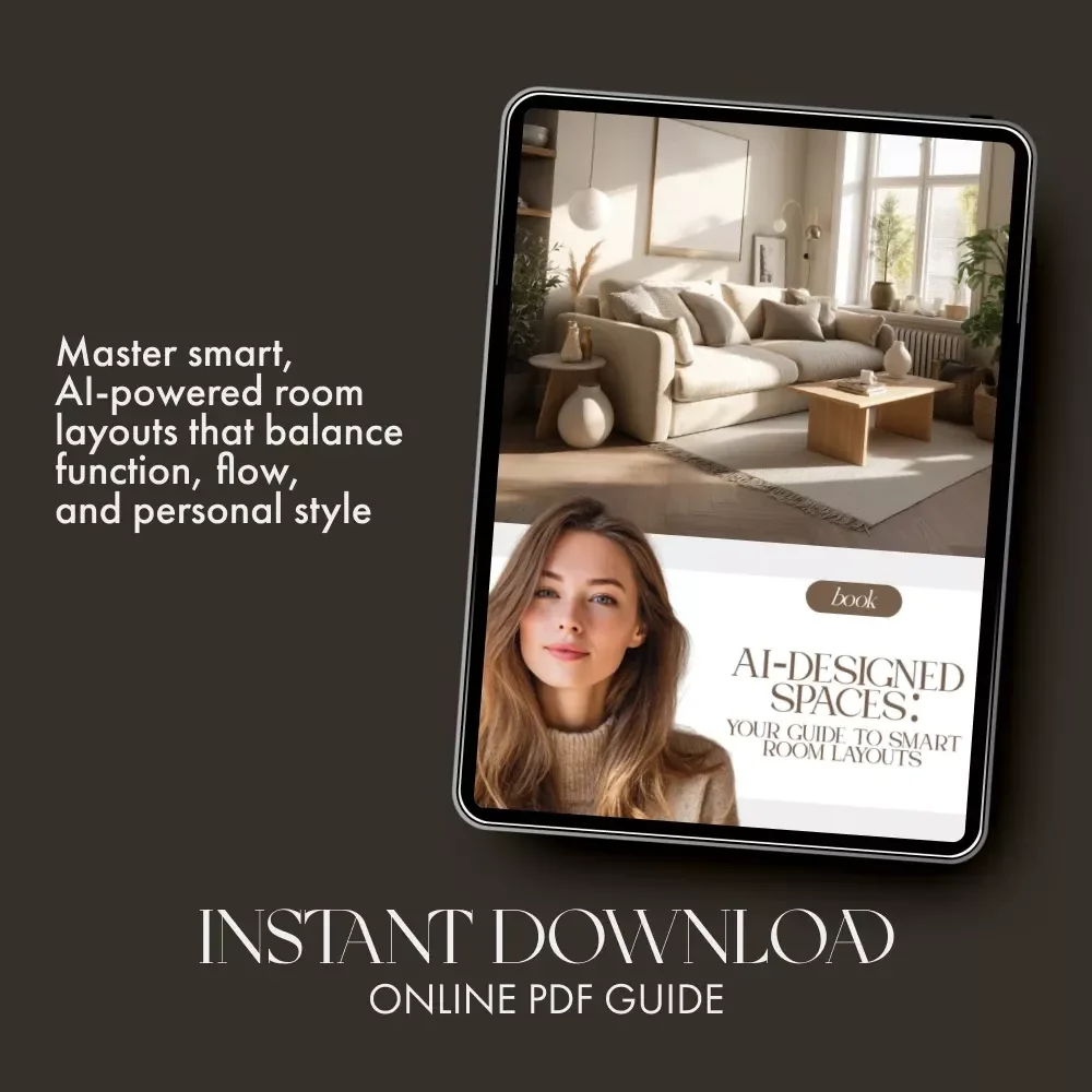 AI-Designed Spaces: Your Guide to Smart Room Layouts | How to Use AI to Design a Room Layout for Your Space | Digital Interior Design eBook