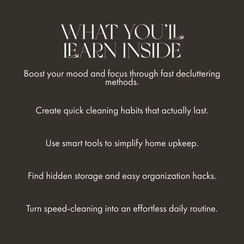 Quick & Clever: Tidy Your Living Room in Minutes – The Best Way to Tidy Living Room Fast | Instant Download eBook for Effortless Home Organization