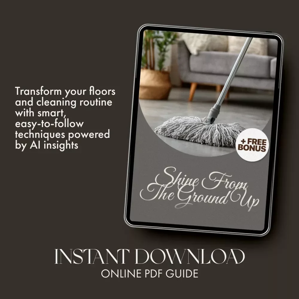Shine from the Ground Up | Ultimate Floor Cleaning Guide | Learn how to clean floors like a pro with smart AI tips and professional techniques