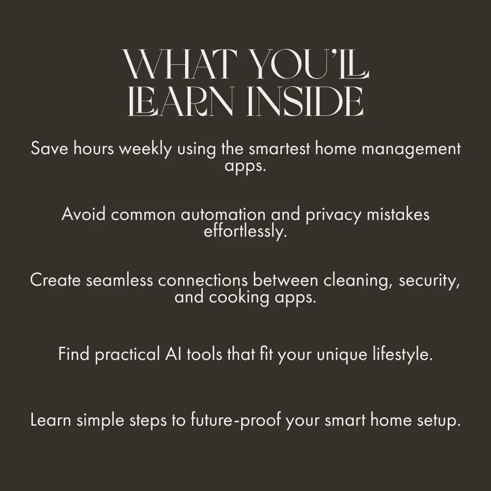 The Best AI Apps for Home Management – Smart Living Made Simple | Digital Guide for Modern Homes | Discover Top AI Tools for Cleaning, Security, Meal Planning & Energy Efficiency