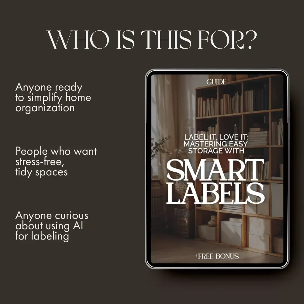 Label It, Love It: Mastering Easy Storage with Smart Labels | Digital Guide for Home Organization, Decluttering, and Label Systems | Learn how to use labels for easy storage and transform your space effortlessly