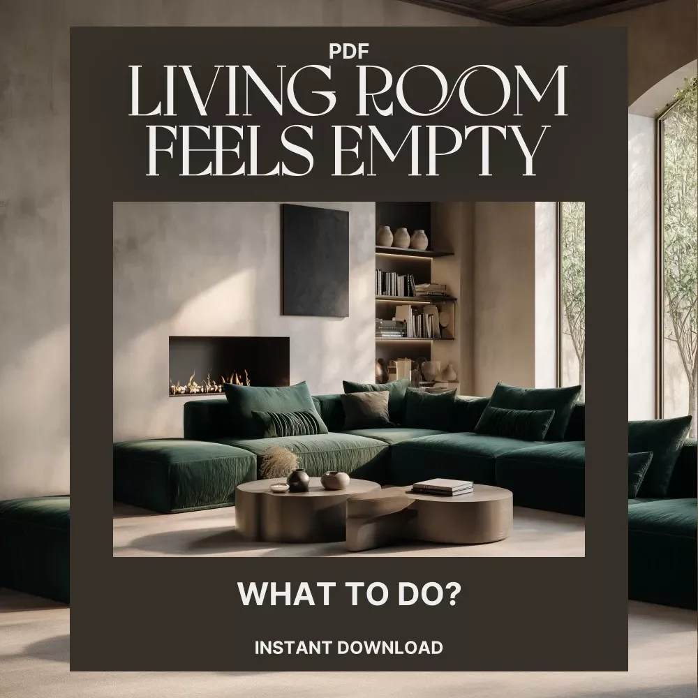 What to Do When Your Living Room Feels Empty – Cozy Home Refresh Checklist | Digital Download for Interior Styling Inspiration