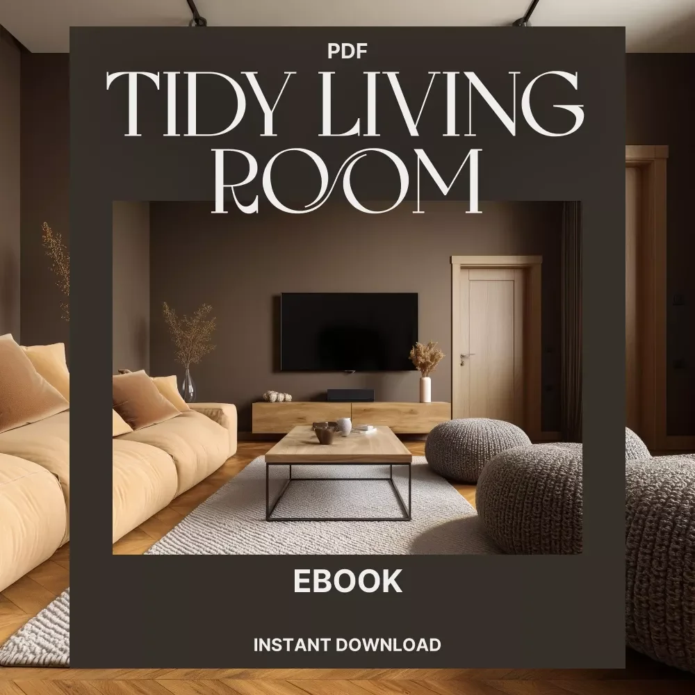 Quick & Clever: Tidy Your Living Room in Minutes – The Best Way to Tidy Living Room Fast | Instant Download eBook for Effortless Home Organization