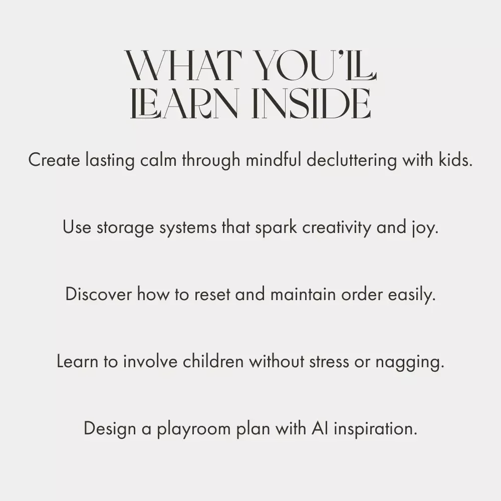 A KonMari-Inspired Guide to Organizing Kids’ Play Spaces | How to Organize Kids Toys KonMari Style | Minimalist Parenting eBook for Joyful, Clutter-Free Homes