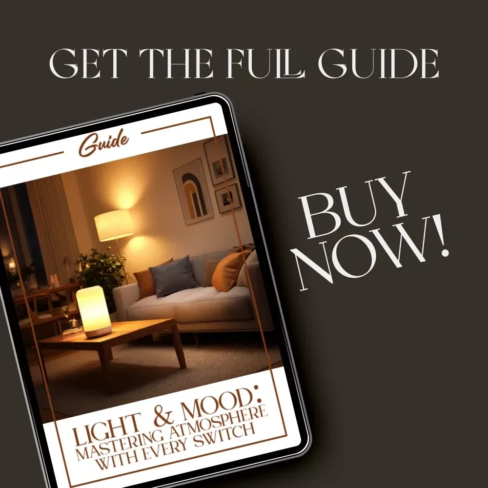 Light & Mood: Mastering Atmosphere with Every Switch | How to Use Lighting for Mood | Digital Guide for Home Design, Interior Ambiance & AI Lighting Techniques