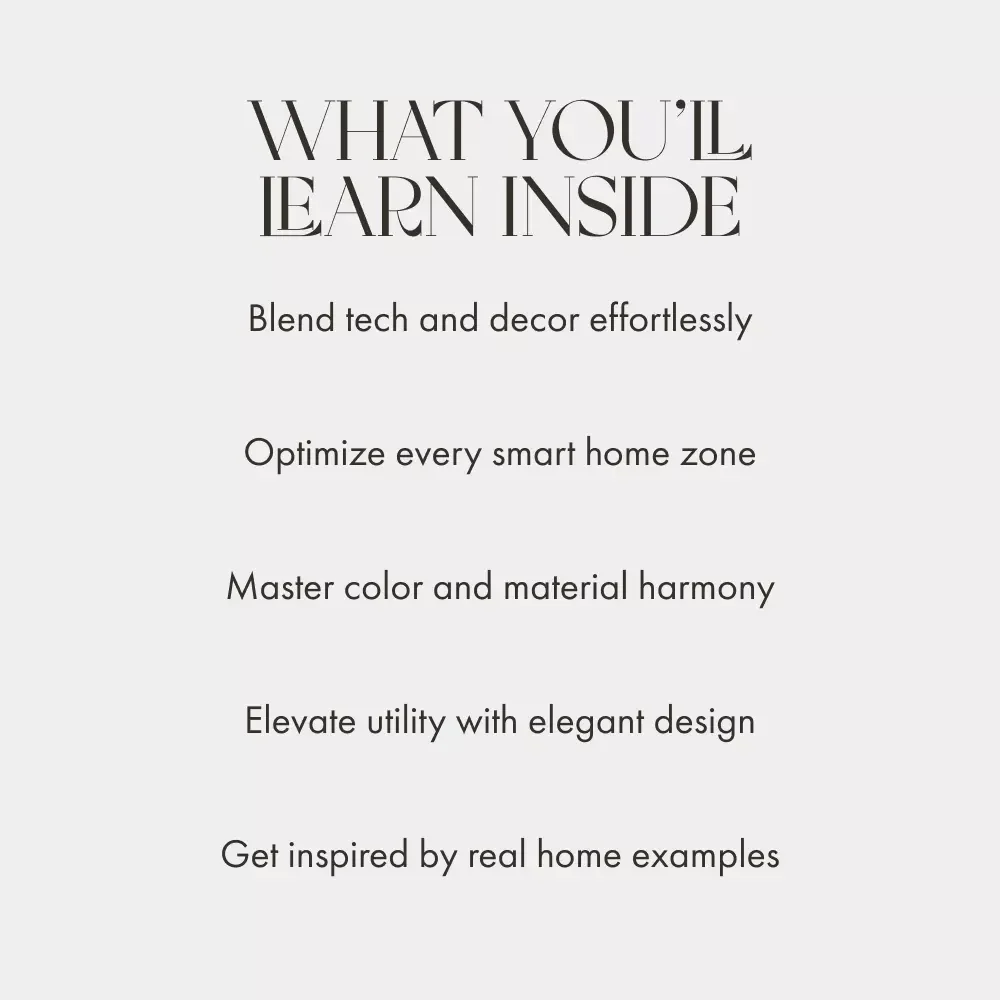 Accessory Design for Smart Home Living | Modern Home Styling eBook | How to Style Accessories for Maximum Impact | Digital Interior Design Guide for Connected Spaces