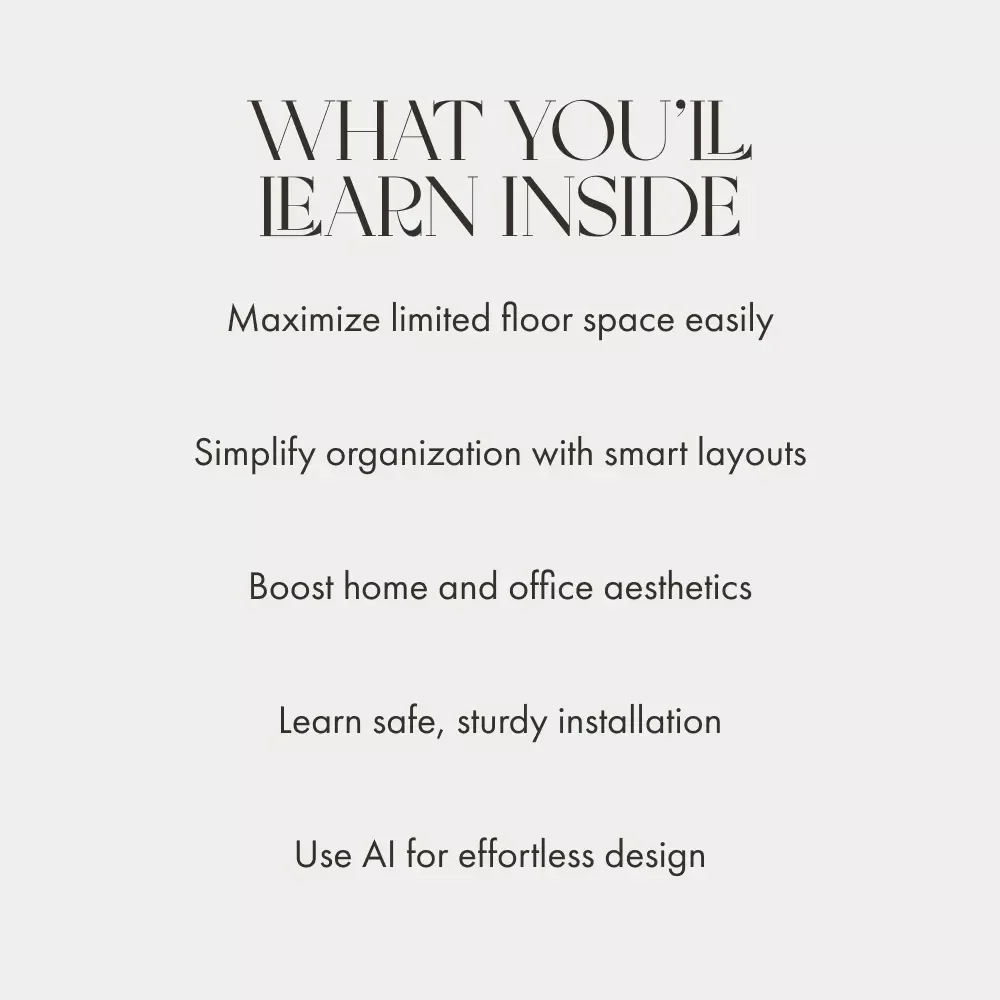 Vertical Victory: Mastering the Art of Vertical Shelving | How to Use Vertical Shelving eBook for Smart Home & Office Organization | Digital Download Guide