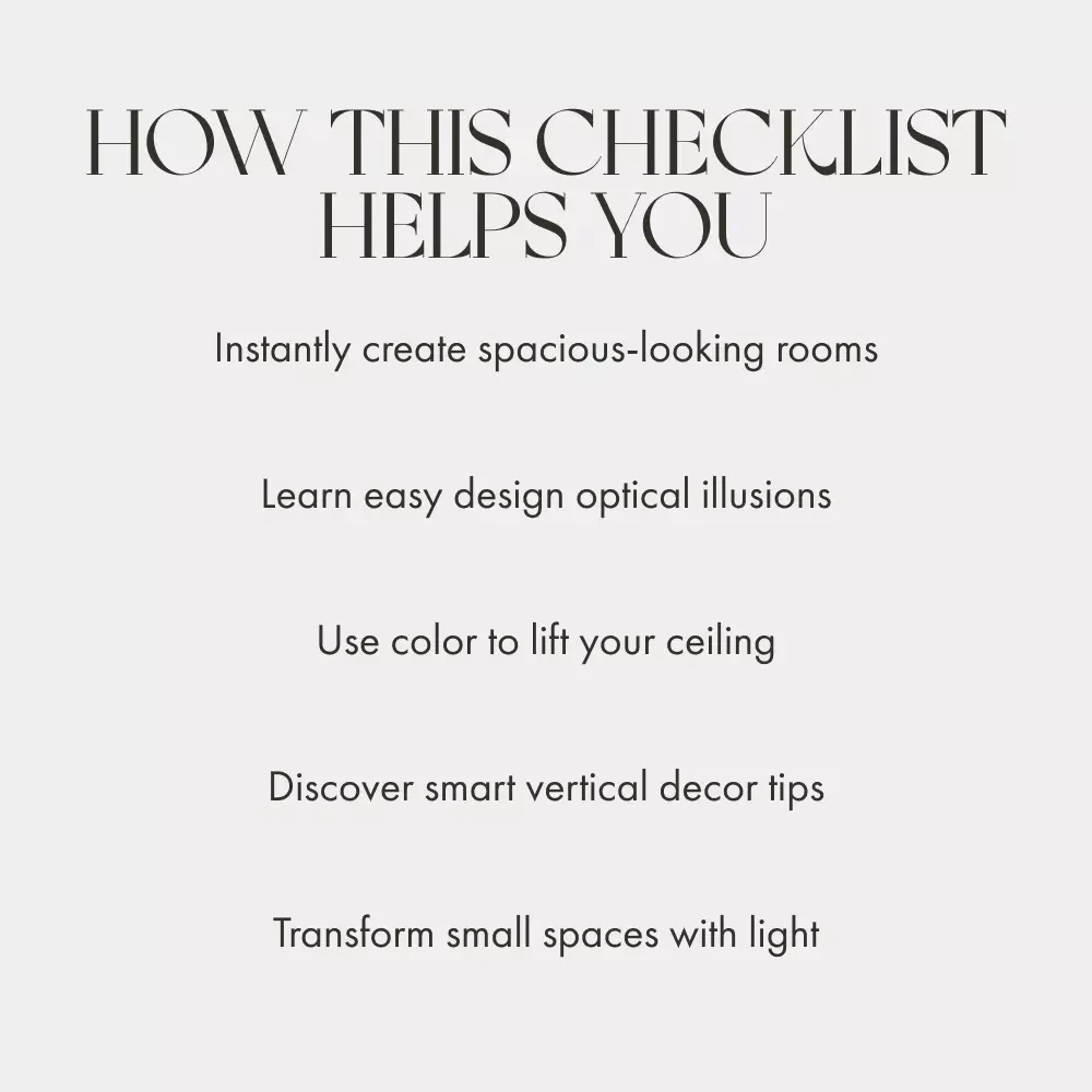 Sky-High Ceilings | Home Design Checklist for How to Make Your Ceiling Look Higher | Interior Styling Digital Download Guide