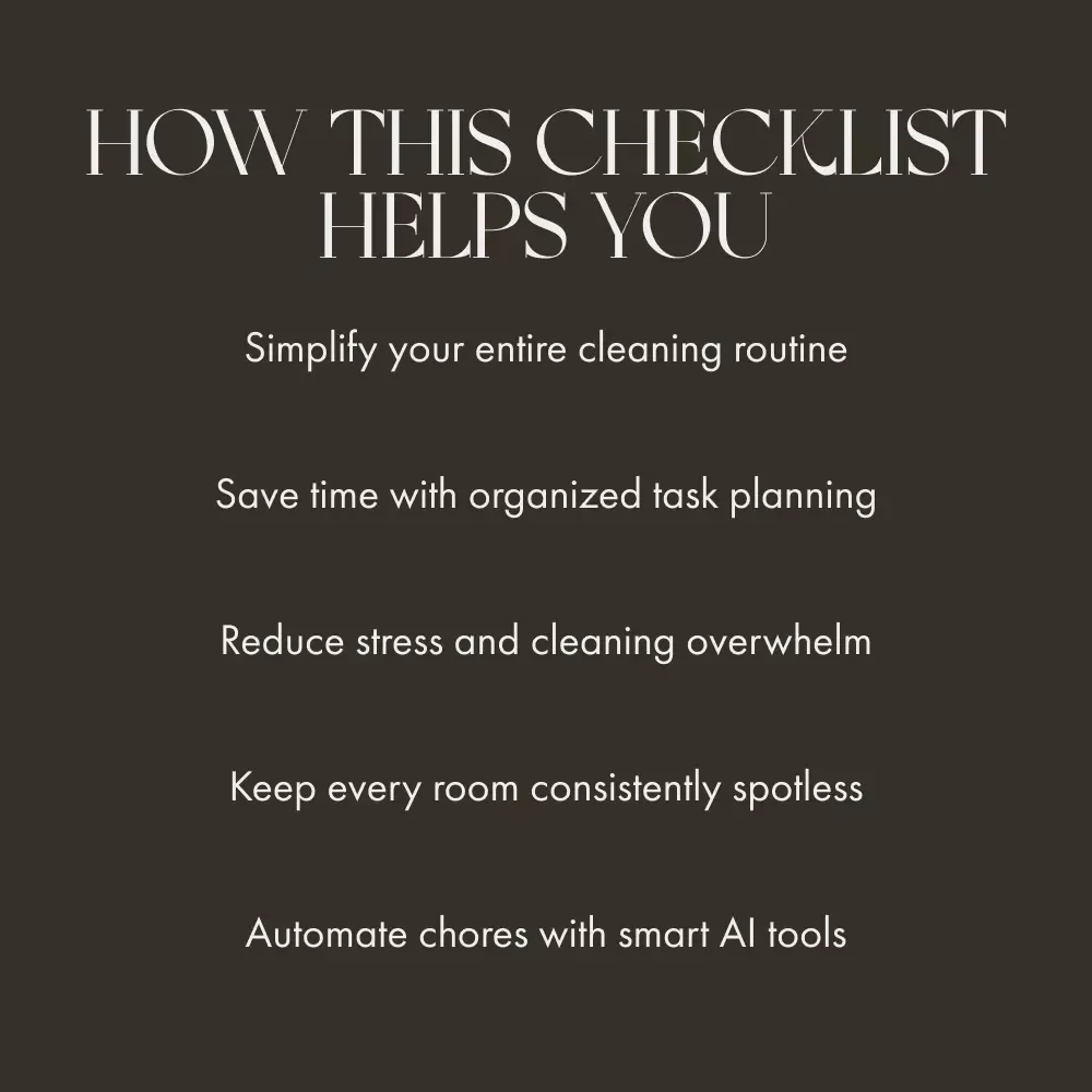 Your Perfect Deep Cleaning Schedule | Printable Cleaning Checklist, Home Organization Planner, Digital Download, Housekeeping eBook, AI Cleaning Routine Guide