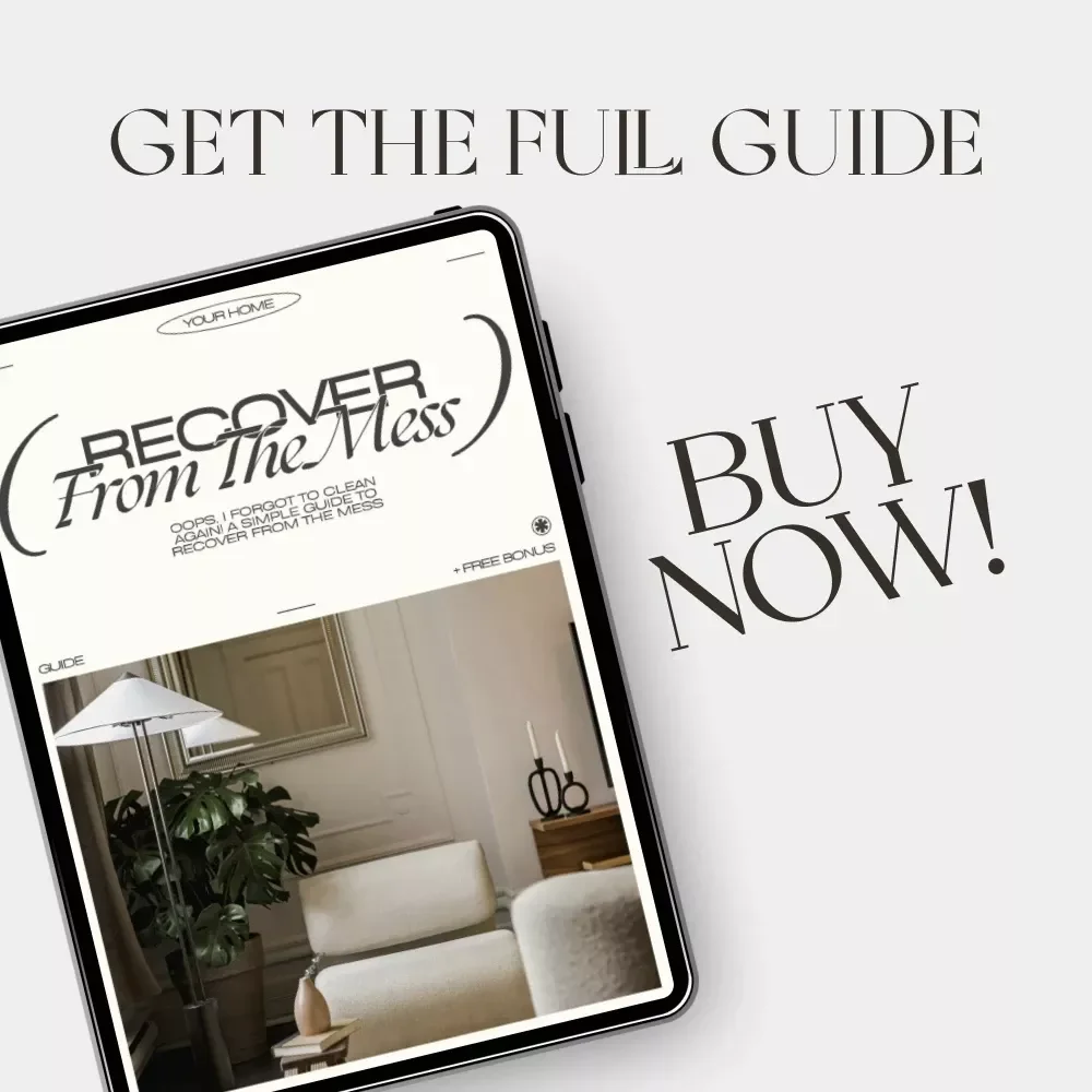 Oops, I Forgot to Clean Again! A Simple Guide to Recover from the Mess | Digital Cleaning Motivation & Home Reset Guide | What to Do When You Forget to Tidy Up