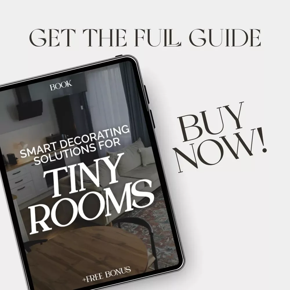 Smart Decorating Solutions for Tiny Rooms | How to Decorate Small Spaces Effectively | Space-Saving eBook for Apartment & Studio Styling