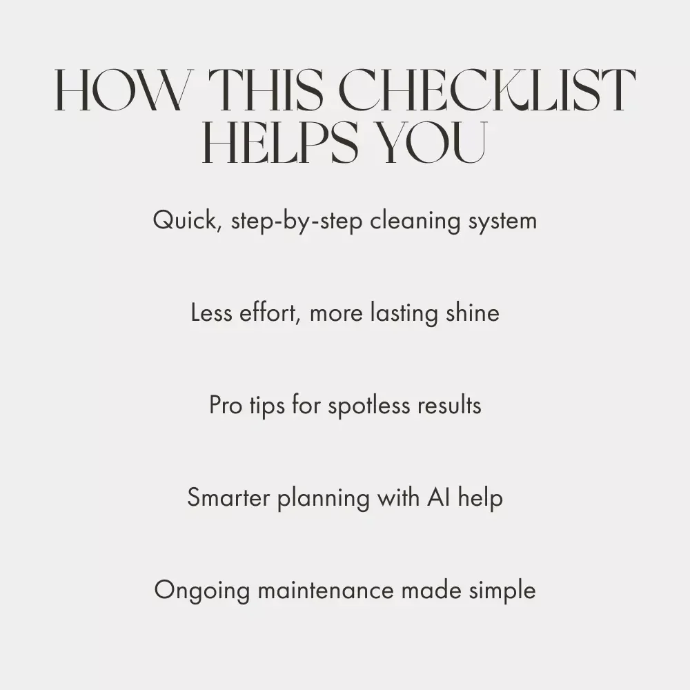 Cleaning Walls & Baseboards Checklist | Printable Home Cleaning Guide | Digital Download for How to Clean Walls and Baseboards