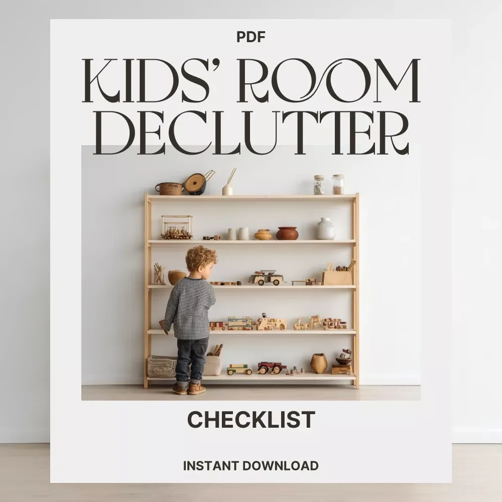Kids’ Room Declutter Checklist | Printable Digital Download | How to Declutter Kids Rooms | Family-Friendly Organization Guide for Parents