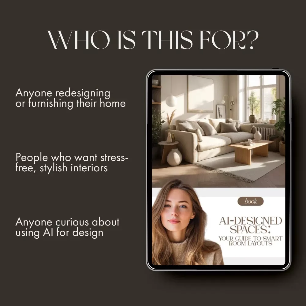 AI-Designed Spaces: Your Guide to Smart Room Layouts | How to Use AI to Design a Room Layout for Your Space | Digital Interior Design eBook