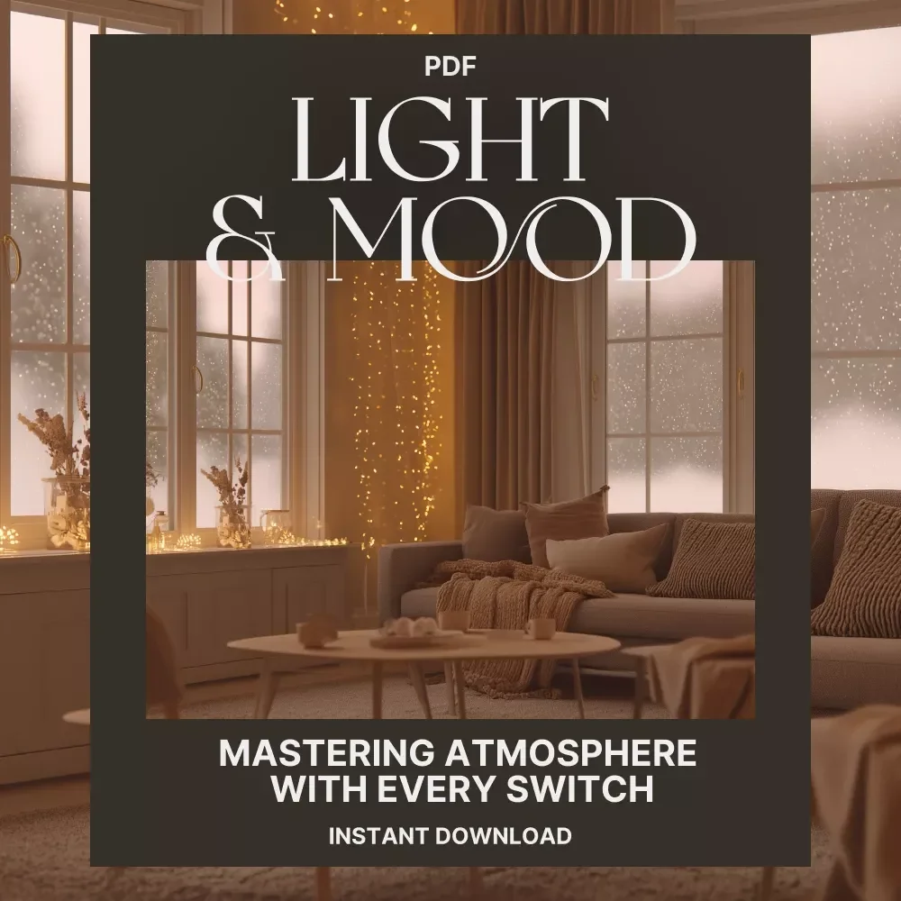 Light & Mood: Mastering Atmosphere with Every Switch | How to Use Lighting for Mood | Digital Guide for Home Design, Interior Ambiance & AI Lighting Techniques