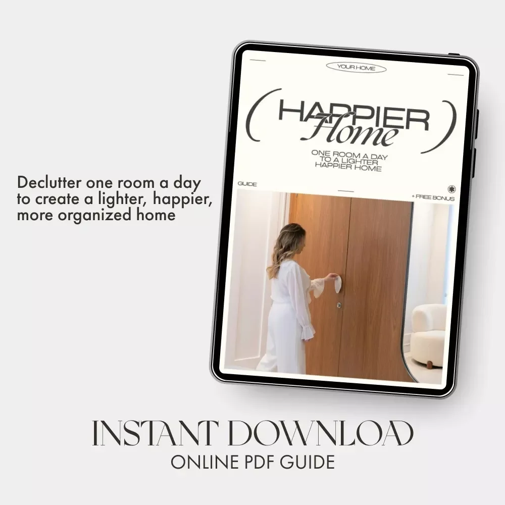 One Room a Day to a Lighter Happier Home | Declutter Guide | Printable eBook | How to Declutter One Room at a Time | Minimalist Living PDF | Digital Download