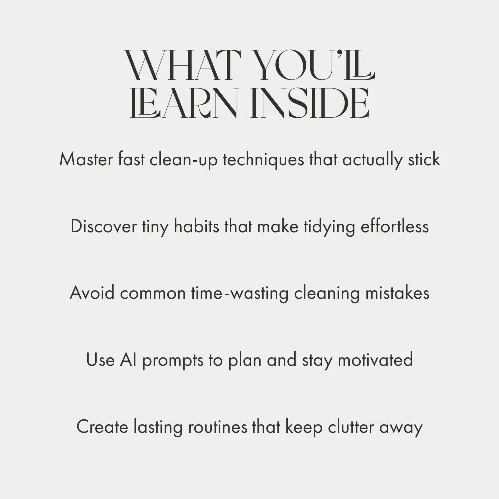 Oops, I Forgot to Clean Again! A Simple Guide to Recover from the Mess | Digital Cleaning Motivation & Home Reset Guide | What to Do When You Forget to Tidy Up