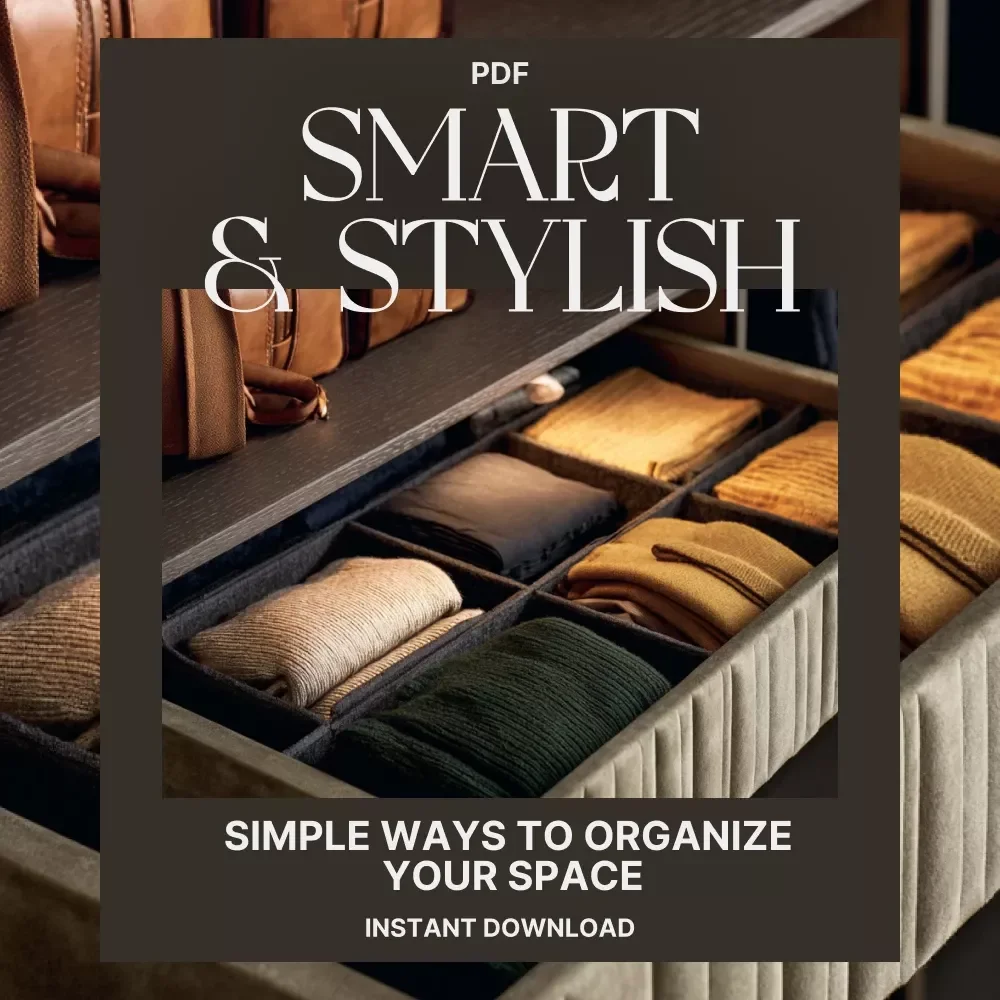Smart, Simple, and Stylish Ways to Organize Your Space | The Ultimate Guide for the Best Way to Arrange Closets | Digital Download for Effortless Home Organization