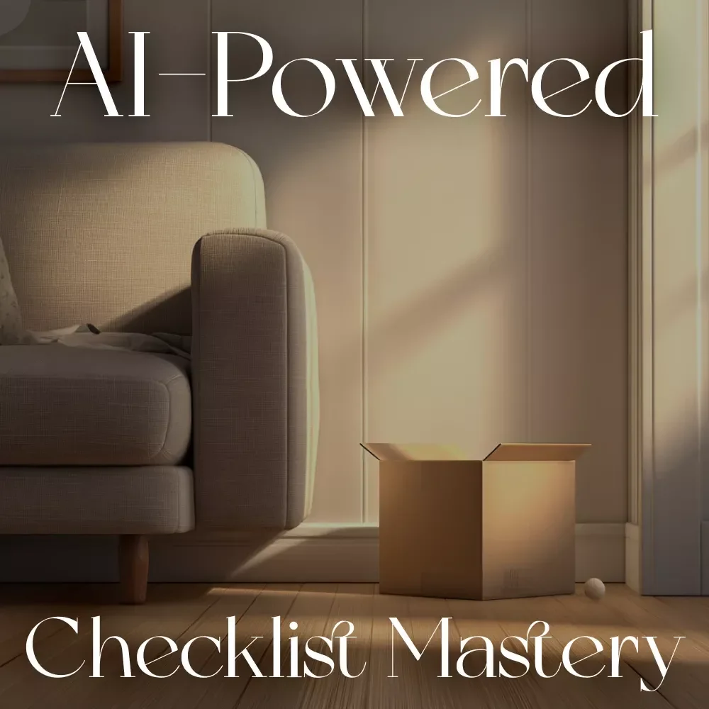AI-Powered Checklist Mastery: Write Moving Checklists Like a Pro | How to Use AI to Write a Moving Checklist | Digital Download Guide for Smart Movers
