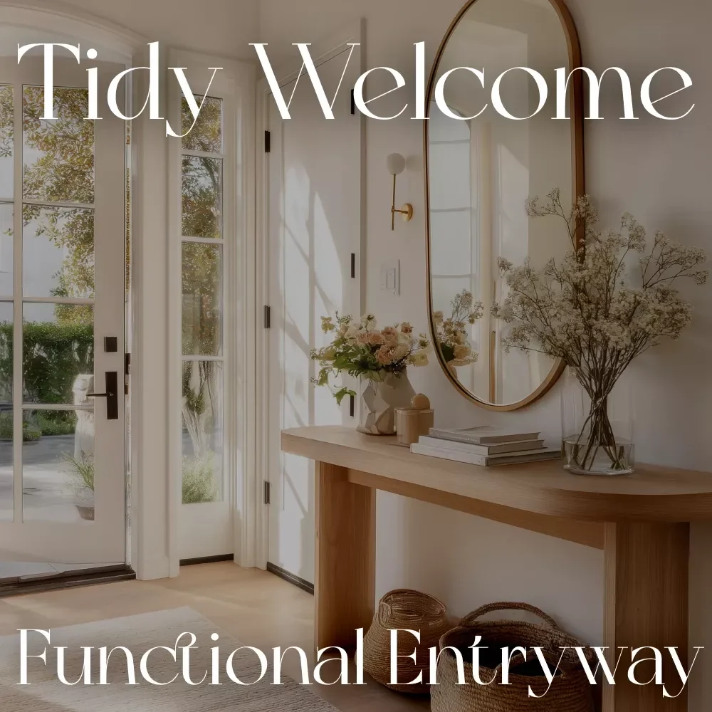 Tidy Welcome | Functional Entryway Guide, Home Organization eBook, Small Space Decor Tips, AI-Powered Interior Inspiration, Digital Download