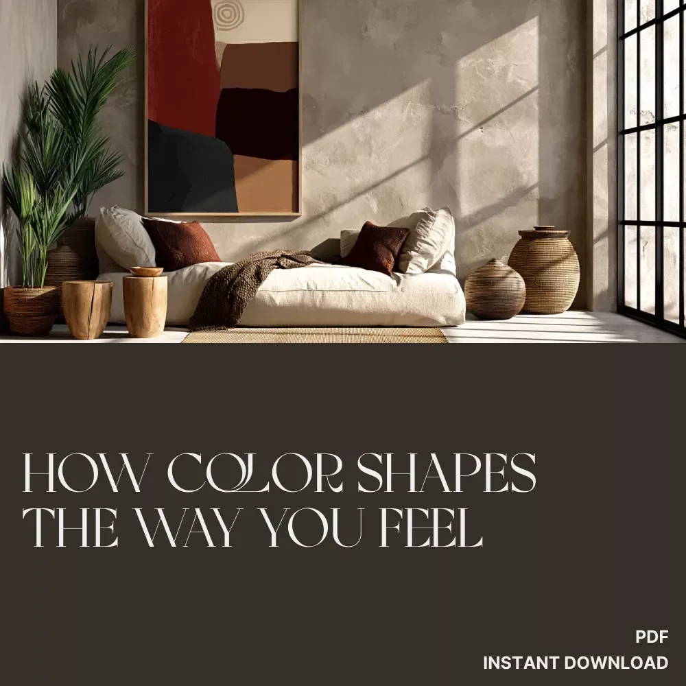 How Color Shapes the Way You Feel – Digital eBook Guide | Color Psychology, Mood Boosting Design, Home Décor & Creative Inspiration Download