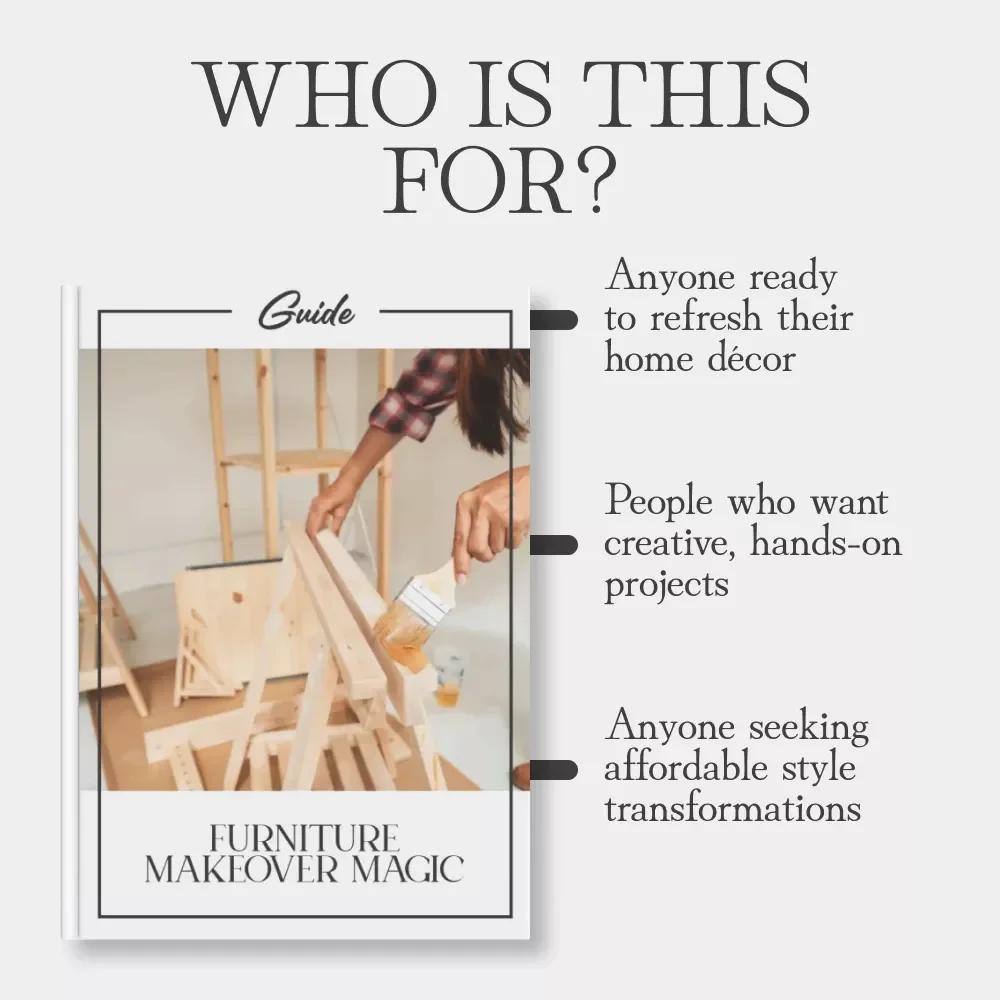 Furniture Makeover Magic | How to Refresh Old Furniture Cheaply | DIY Home Decor Guide for Beginners, Budget-Friendly eBook for Upcycling & Transformation