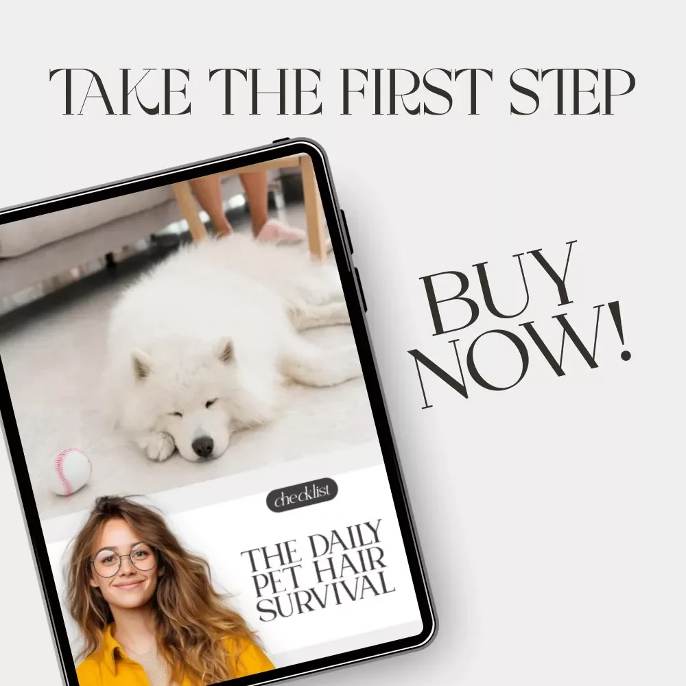 The Daily Pet Hair Survival Checklist | Printable Pet Hair Cleaning Guide | Digital Pet Grooming & Home Cleaning eBook for Dog & Cat Owners | AI Smart Cleaning Companion