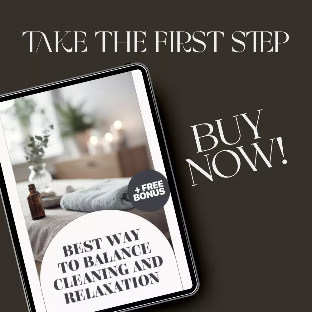 Best Way to Balance Cleaning and Relaxation Checklist | Digital Download for a Calm, Organized Home