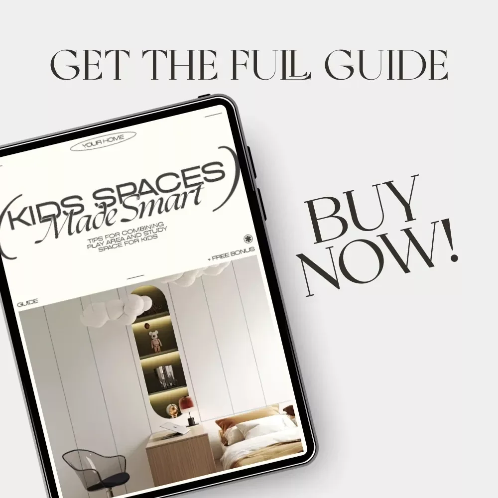 Kids Spaces Made Smart | Digital eBook Guide for Parents | Kids Room Organization, Playroom Design, and AI-Powered Planning Checklist