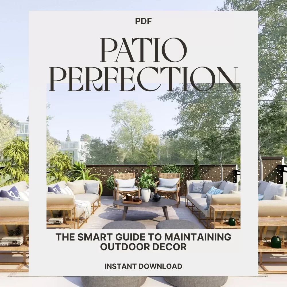 Patio Perfection: The Smart Guide to Maintaining Outdoor Decor | Digital Guide for How to Maintain Outdoor Decor and Patio Areas | Easy Patio Care & Seasonal Maintenance eBook