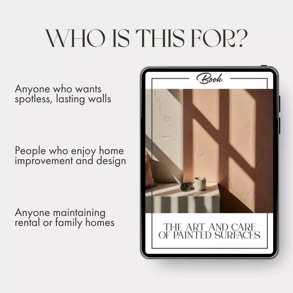 The Art and Care of Painted Surfaces | How to Maintain Painted Walls | Digital Ebook Guide for Wall Care & Maintenance